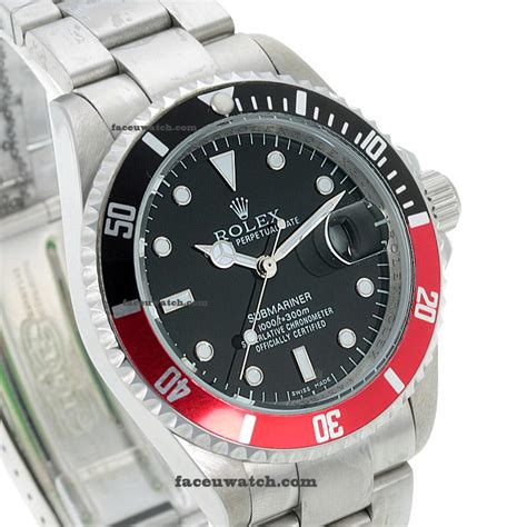 rolex submariner black vs blue|rolex submariner red price.